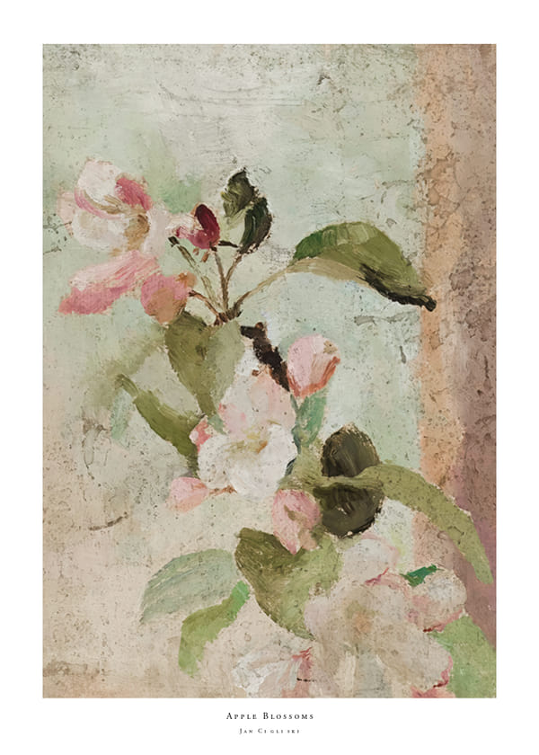 Plakatas Apple Blossoms By Jan Ciągliński