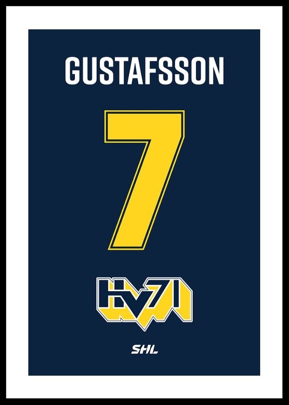 Poster HV71 Legendar #7 Gustafsson