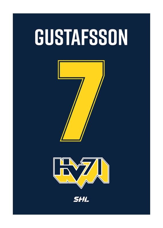Poster HV71 Legendar #7 Gustafsson