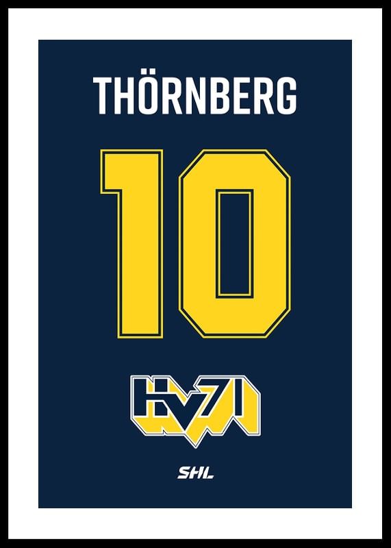 Poster HV71 Legendar #10 Thörnberg