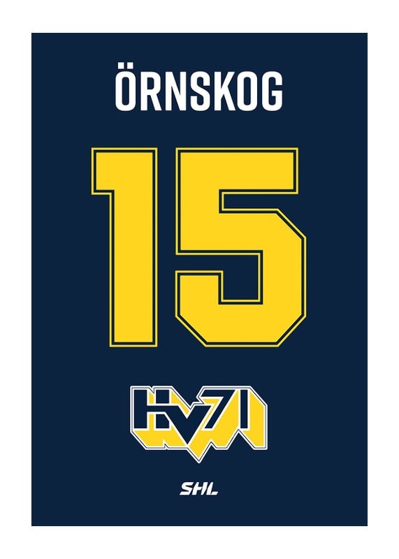 Poster HV71 Legendar #15 Örnskog