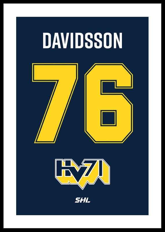 Poster HV71 Legendar #76 Davidsson