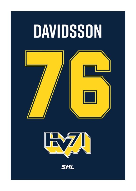 Poster HV71 Legendar #76 Davidsson