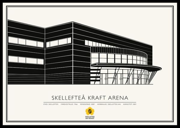 Poster Skellefteå Kraft Arena Skiss 02