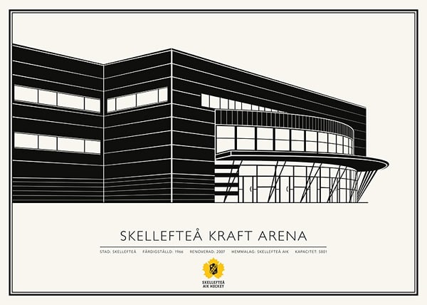 Poster Skellefteå Kraft Arena Skiss 02