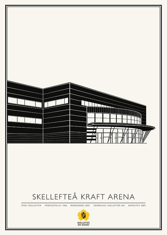 Poster Skellefteå Kraft Arena Skiss 01