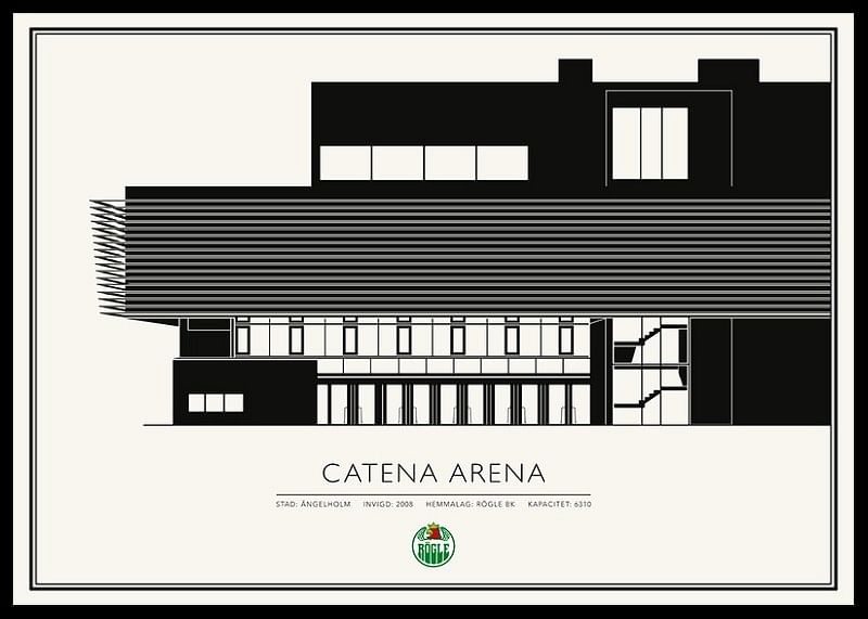 Rögle BK Catena Arena Skiss 02-12
