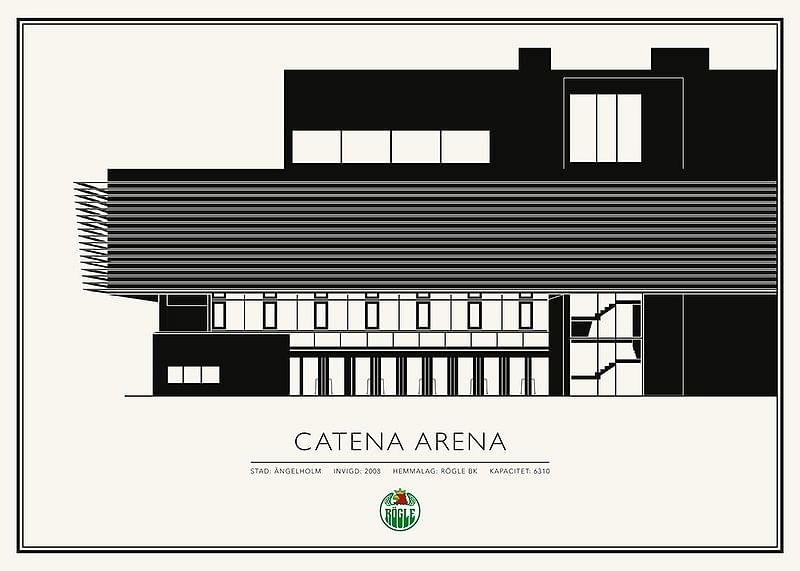 Rögle BK Catena Arena Skiss 02-12