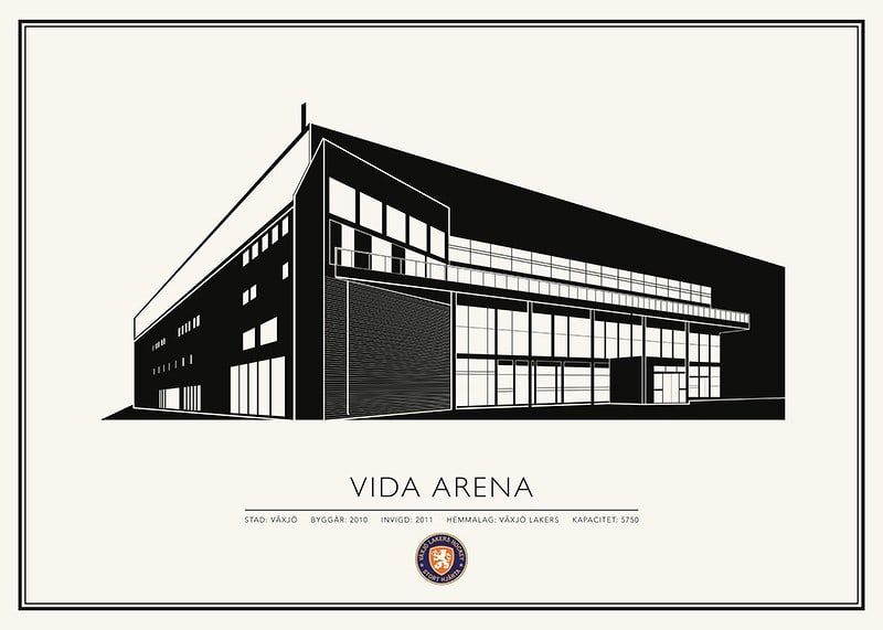 Vida Arena Skiss Växjö Lakers 02-12