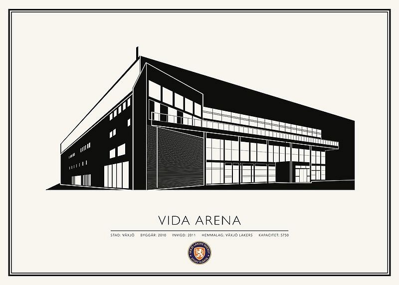 Vida Arena Skiss Växjö Lakers 02-12