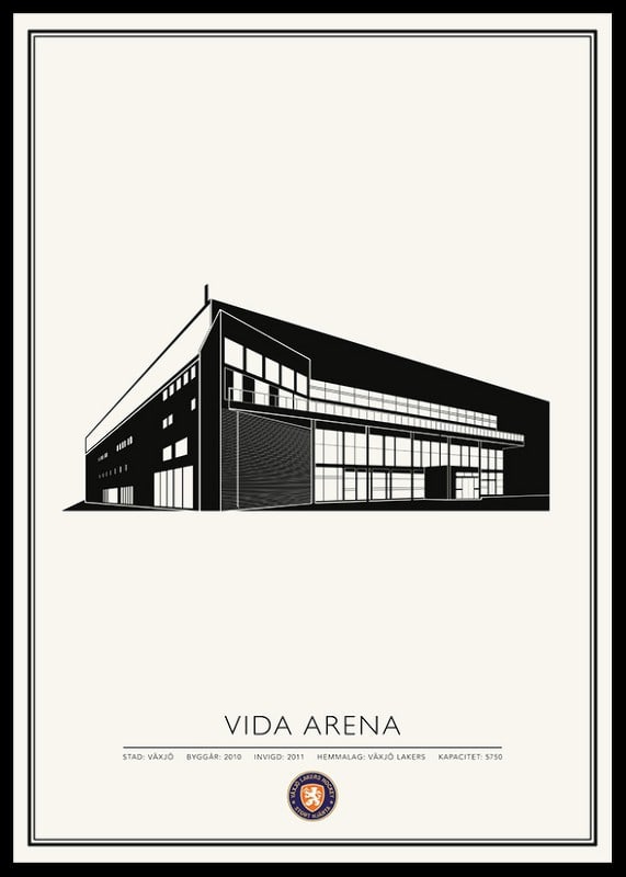 Vida Arena Skiss Växjö Lakers 01-12