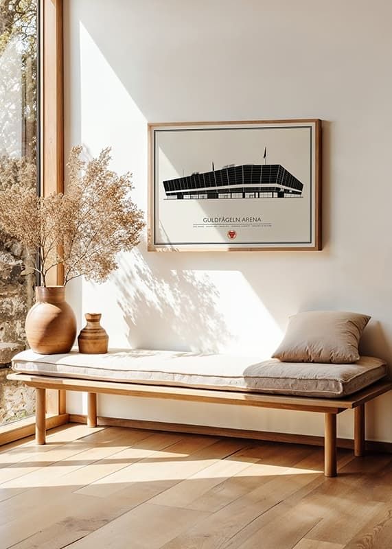 Poster Guldfågeln Arena Skiss Kalmar FF 02 crossfade