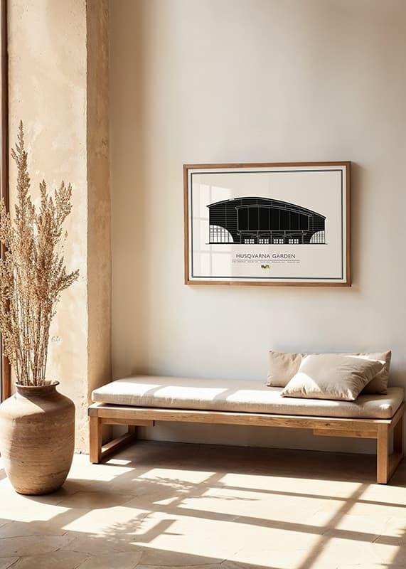 Poster Husqvarna Garden Skiss HV71 02 crossfade