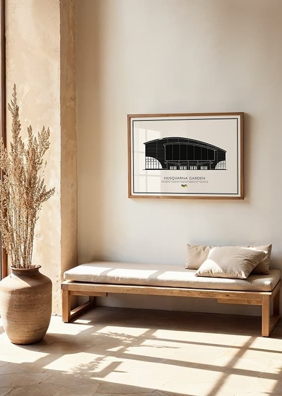 Poster Husqvarna Garden Skiss HV71 02 crossfade