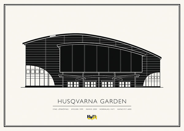 Poster Husqvarna Garden Skiss HV71 02