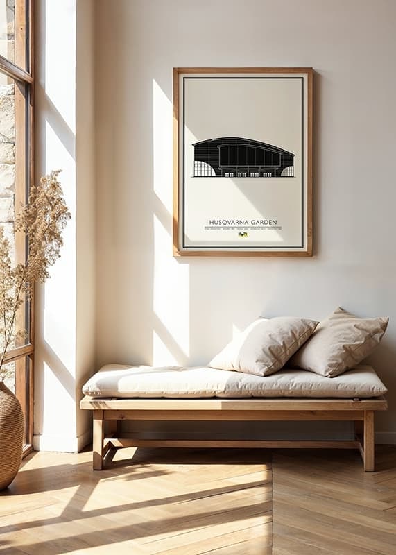 Poster Husqvarna Garden Skiss HV71 01 crossfade