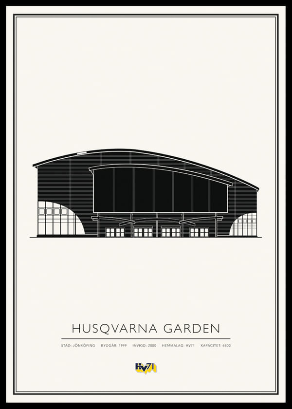 Poster Husqvarna Garden Skiss HV71 01