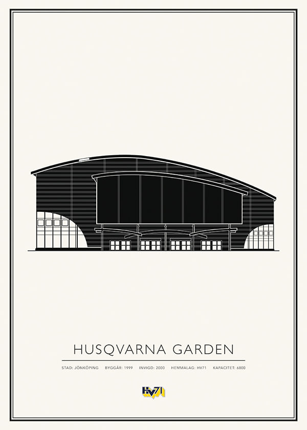 Poster Husqvarna Garden Skiss HV71 01