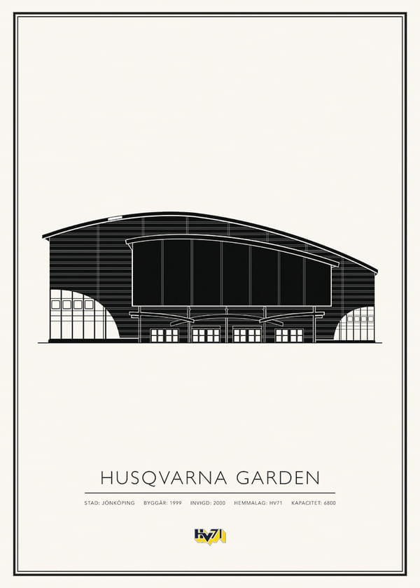 Poster Husqvarna Garden Skiss HV71 01