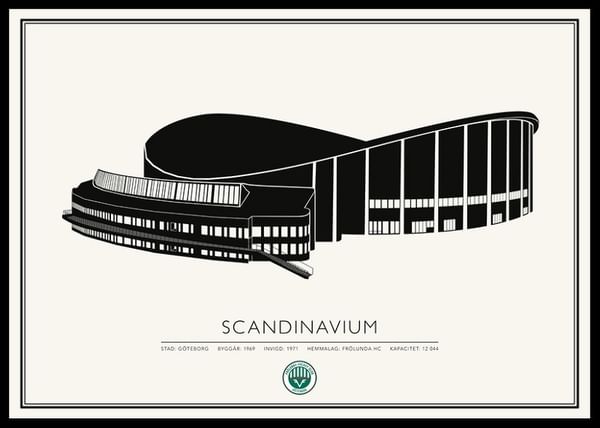 Poster Scandinavium Skiss Frölunda HC 03