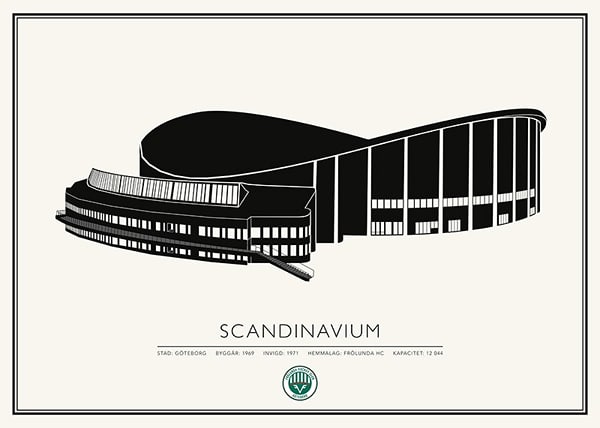 Poster Scandinavium Skiss Frölunda HC 03