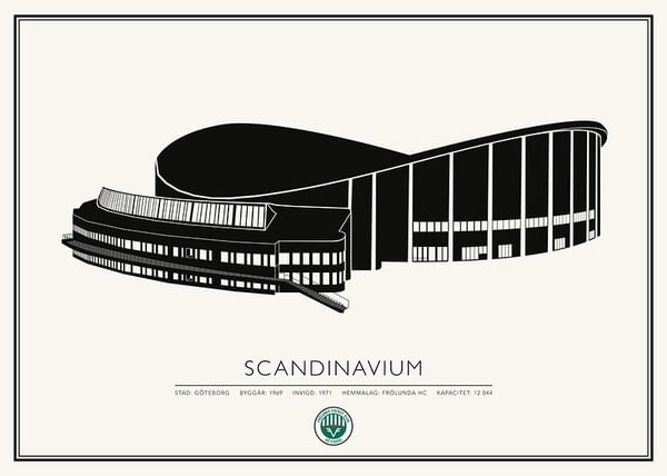 Poster Scandinavium Skiss Frölunda HC 03