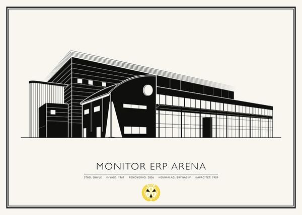 Poster Monitor ERP Arena Skiss Brynäs IF 02