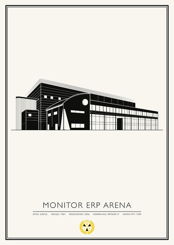 Poster Monitor ERP Arena Skiss Brynäs IF 01