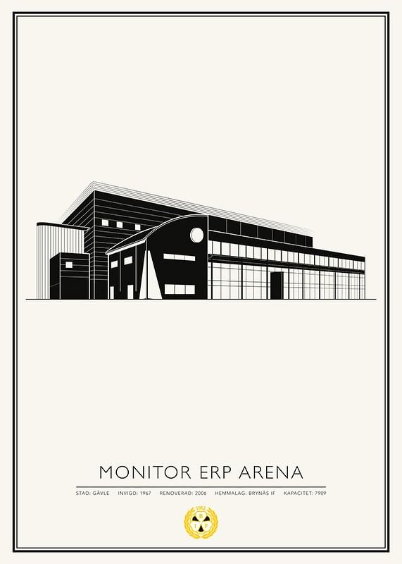 Poster Monitor ERP Arena Skiss Brynäs IF 01