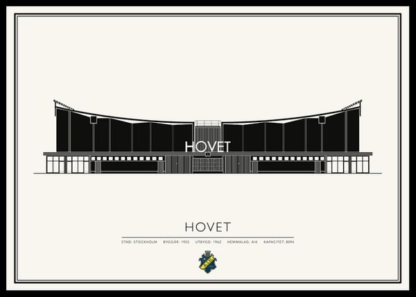 Poster AIK Hockey Hovet Skiss 03