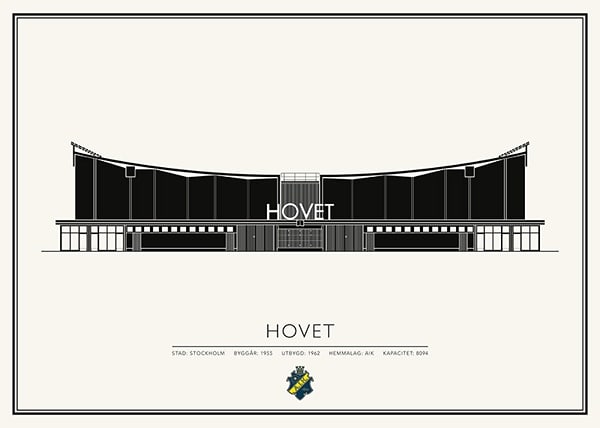 Poster AIK Hockey Hovet Skiss 03