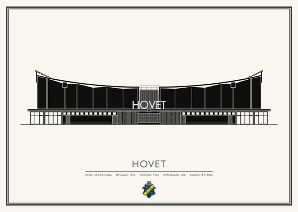 Poster AIK Hockey Hovet Skiss 03