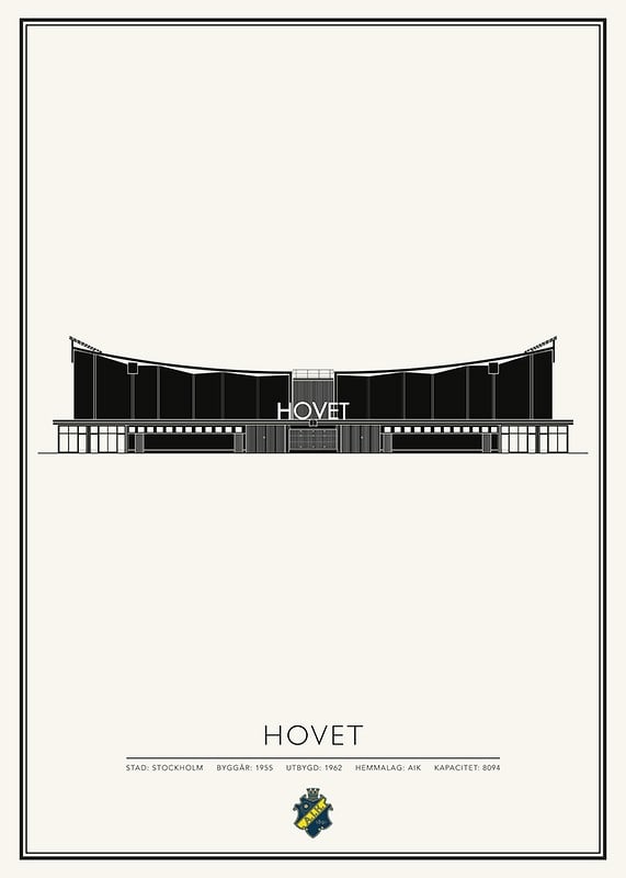 Poster AIK Hockey Hovet Skiss 02