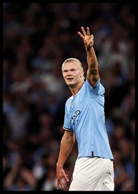 Erling Haaland football player in Manchester City, Premier League, England.-2
