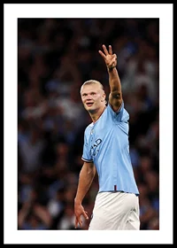 Erling Haaland football player in Manchester City, Premier League, England.-0