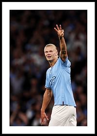 Erling Haaland piłkarz w Manchesterze City, Premier League, Anglia.-0