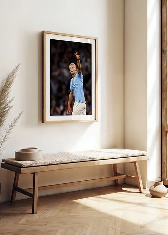 Erling Haaland football player in Manchester City, Premier League, England.-12