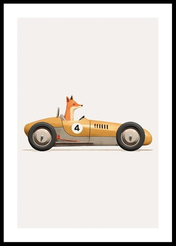 Poster Fox In Toy Car