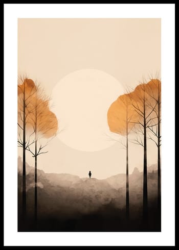 Poster Abstract Sunset