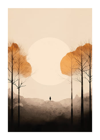 Poster Abstract Sunset