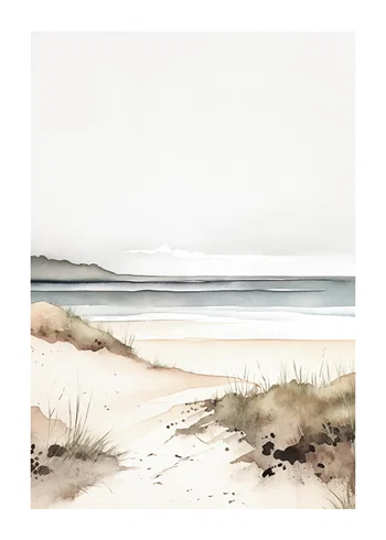 Poster Dunes By The Ocean