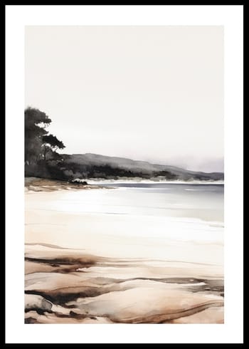 Poster Beach Waterfront