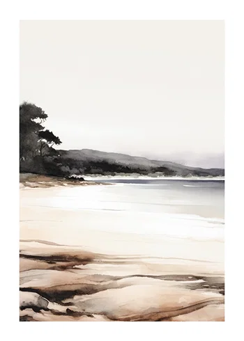 Poster Beach Waterfront