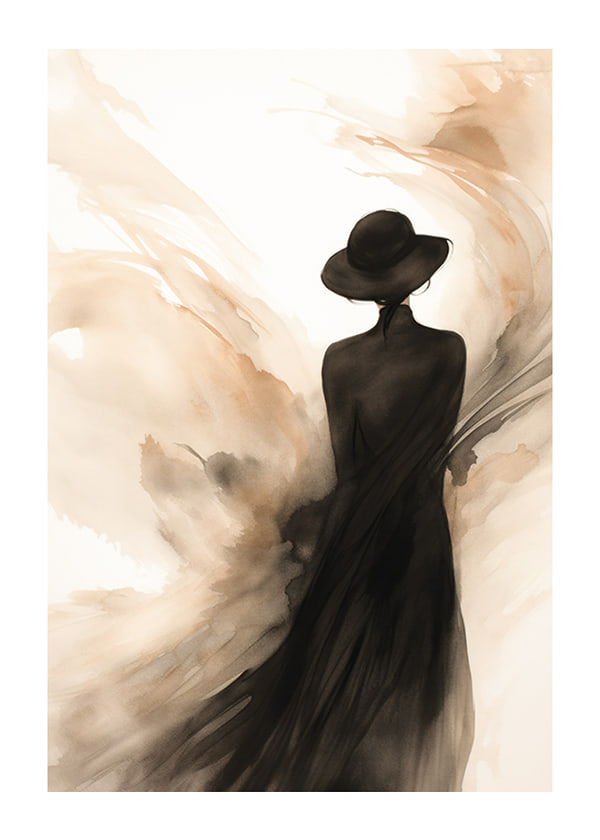 Plakāts Silhouette Of A Woman No2