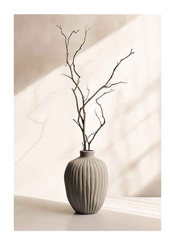 Plakāts Flower Pot And Branch No2