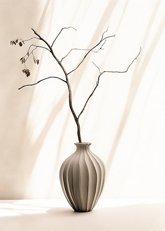Flower Pot And Branch No1-12
