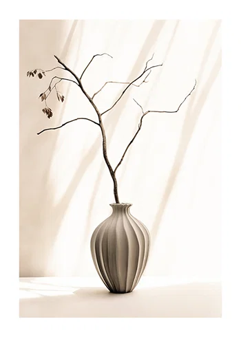Affiche Flower Pot And Branch No1