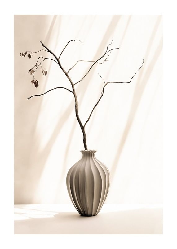 Flower Pot And Branch No1-12