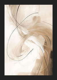 Abstraktit aaltoilevat viivat beigen ja ruskean sävyissä-5