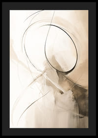 Abstrakteja viivoja ja muotoja beigen ja ruskean sävyissä-4